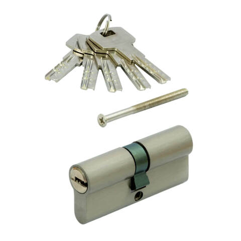Цилиндровый механизм Vettore ZN M60 Z NI (30x30) 5 ключей (Никель)