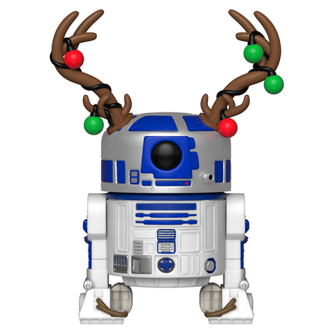 Фигурка Funko POP! Bobble Star Wars Holiday R2-D2 w/Antlers 33891
