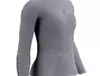 Футболка Женская с длинным рукавом On/Off Grey