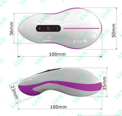 Розовый компактный вибромассажер Mouse