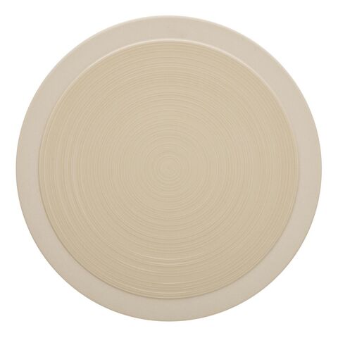 Фарфоровая обеденная тарелка 26 см, песочная, артикул 230920, серия BAHIA DUNE