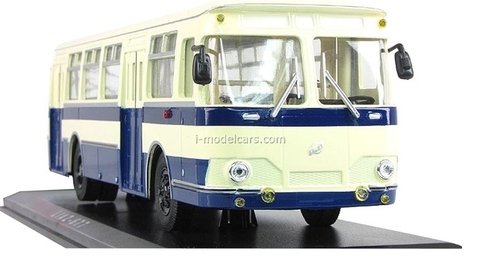 LIAZ-677 beige-blue Classicbus 1:43