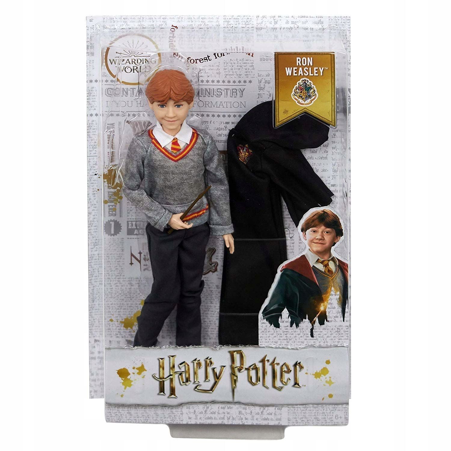 Кукла Mattel Harry Potter - Коллекционная кукла Гарри Поттера - Рон Уизли  FYM52 купить в Москве | Доставка по России.