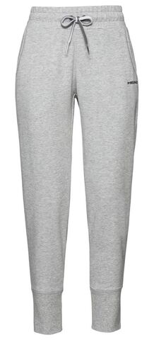 Детские теннисные брюки Head Club Byron Pants JR - grey melange/black