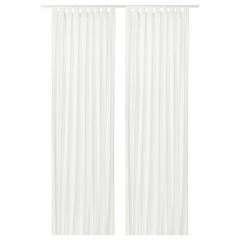 Комплект штор IKEA MATILDA (МАТИЛЬДА), Белый, 140x250 см, 2 шт