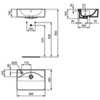 Раковина полувстраиваемая 50х36 см Ideal Standard Connect Cube E779401