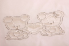 NUOVITA Комплект в кроватку Due Orsi 9 пр. (одеяло -2шт, подушка, под.-2шт, нав.,прост.-2шт, борт) (beige)