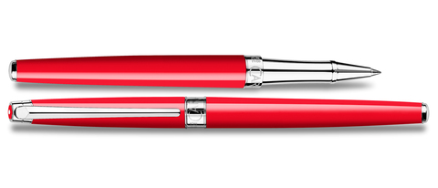 Ручка-роллер Caran d'Ache Leman Slim Scarlet Red Lacquer SP (4771.770)