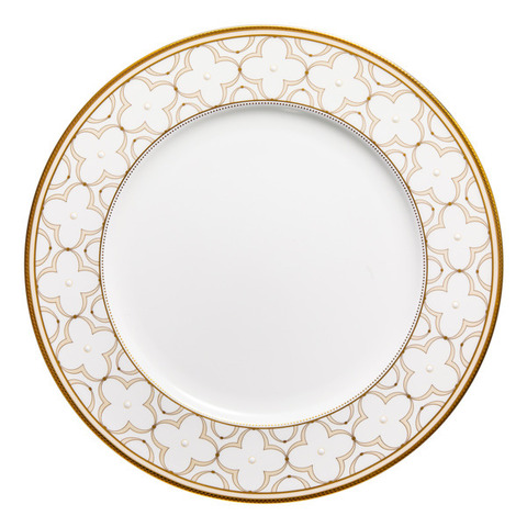 Тарелка обеденная 28см Noritake Трефолио с золотым кантом
