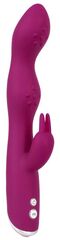 Фиолетовый вибратор A & G-Spot Rabbit Vibrator для стимуляции зон G и A - 23,6 см. - 