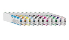 Комплект дозаправляемых картриджей T44J140-T44J940 для Epson SureColor SC-P7500, SC-P9500, SC-P7530, SC-P9530, SC-P7550, SC-P9550, SC-P7580, SC-P9580, комплект 12 цветов, без чипов