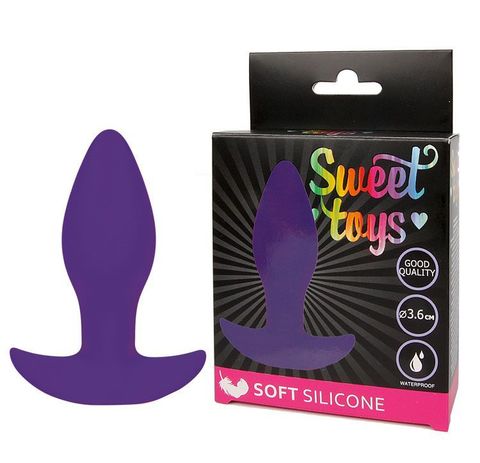 Фиолетовая анальная втулка Sweet Toys - 8,5 см. - Bior toys SWEET TOYS ST-40177-5