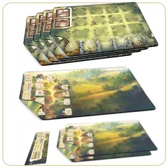Agricola Playmats set for 1-4 players