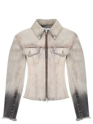 Джинсовая куртка "Чай на бегу"