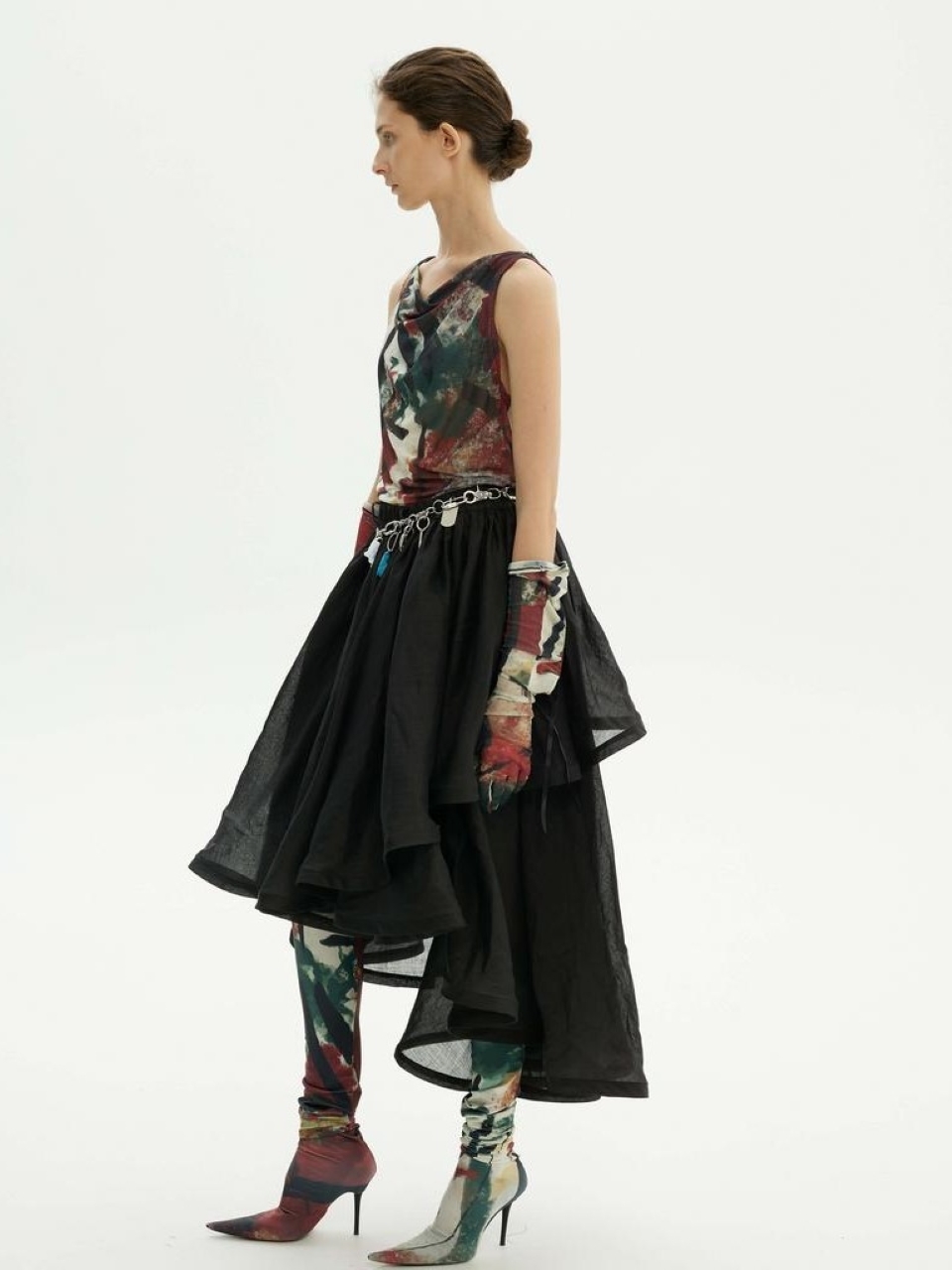 Черная юбка «Динамика»