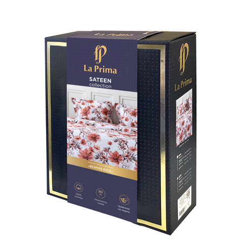 Постельное бельё LaPrima «Корнелия» люкс-сатин (евро) - купить 8