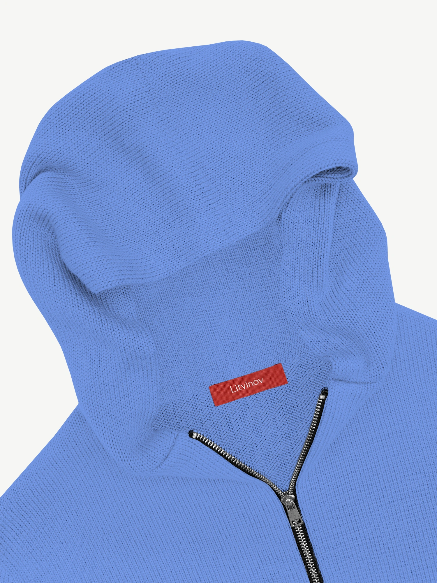 Толстовка на замке из экохлопка