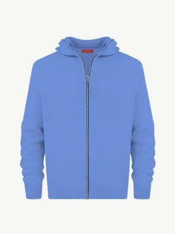 Толстовка на замке из шелка