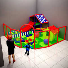 Игровая детская комната «Забавный уголок»