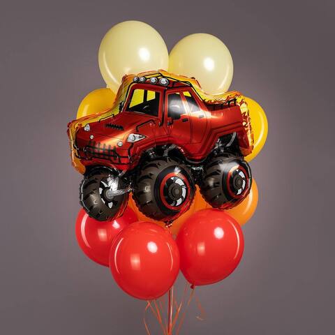 Связка гелиевая машина Трак