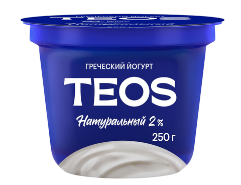 Йогурт Савушкин Греческий 2% 250г Натуральный, шт