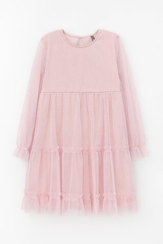 платье  для девочки  К 5854/розовый жемчуг