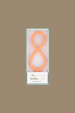 Свеча-цифра тонкая, в ассортименте