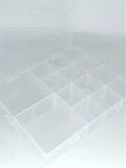 Контейнер для бисера, 14 секций, 21х16,5х3,2 см