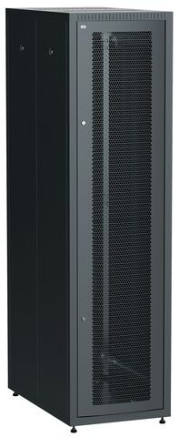 ITK LINEA E 47U 600х1000мм перф. пер. дв. задн. метал. чер.