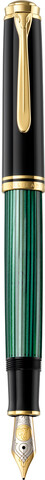 Ручка перьевая Pelikan Souverän® M 800, Black and Green, B (995720)