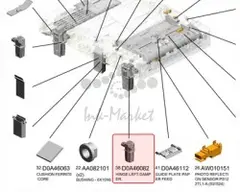Шарнир левого демфера автоподатчика RICOH D0A46082