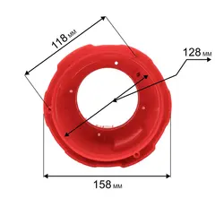 Корпус насоса водяного QUATTRO ELEMENTI D550F - 770-773-031 (770-711-031)