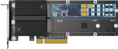 Synology M2D20 Плата адаптера M.2 SSD с двумя слотами для ускорения кэширования, 2xM.2 22110/2080, PCIe 3.0x8