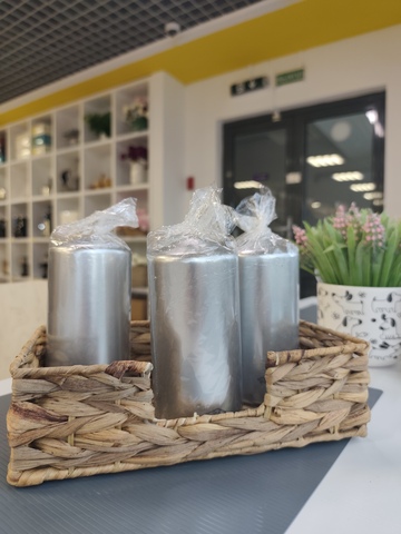 Корзина плетёная Mien, 25х14х7.5, натуральный бежевый, водный гиацинт