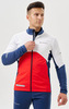 Элитная лыжная куртка Nordski Pro 2.0 White/Red/Blue мужская