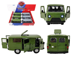 Машина металл Буханка 6 в уп 20см, цена за шт.