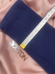 Воротник (подвяз) трикотажный синий 0,4 м, ширина 9 см