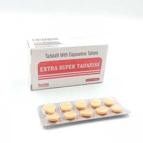 Препарат для усиления эрекции и продления полового акта Extra Super Tadarise 60+40 mg (10 шт.)