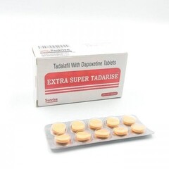 Препарат для усиления эрекции и продления полового акта Extra Super Tadarise 60+40 mg (10 шт.)