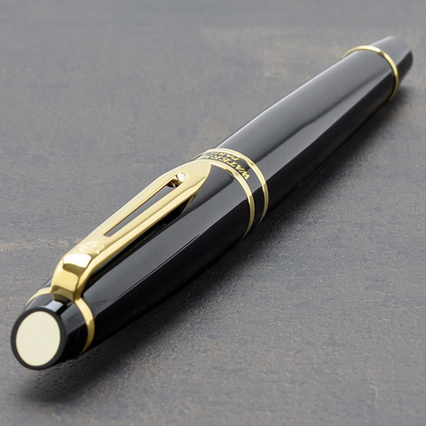 Ручка-роллер Waterman Expert 3, цвет: Black Laque GT, стержень: Fblk123
