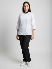 Костюм повара женский "Универсал",рукав 3/4, облегченная ткань, NVDesign