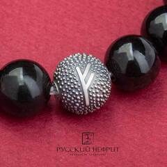 Браслет с серебряной бусиной Феху. Д 12мм.