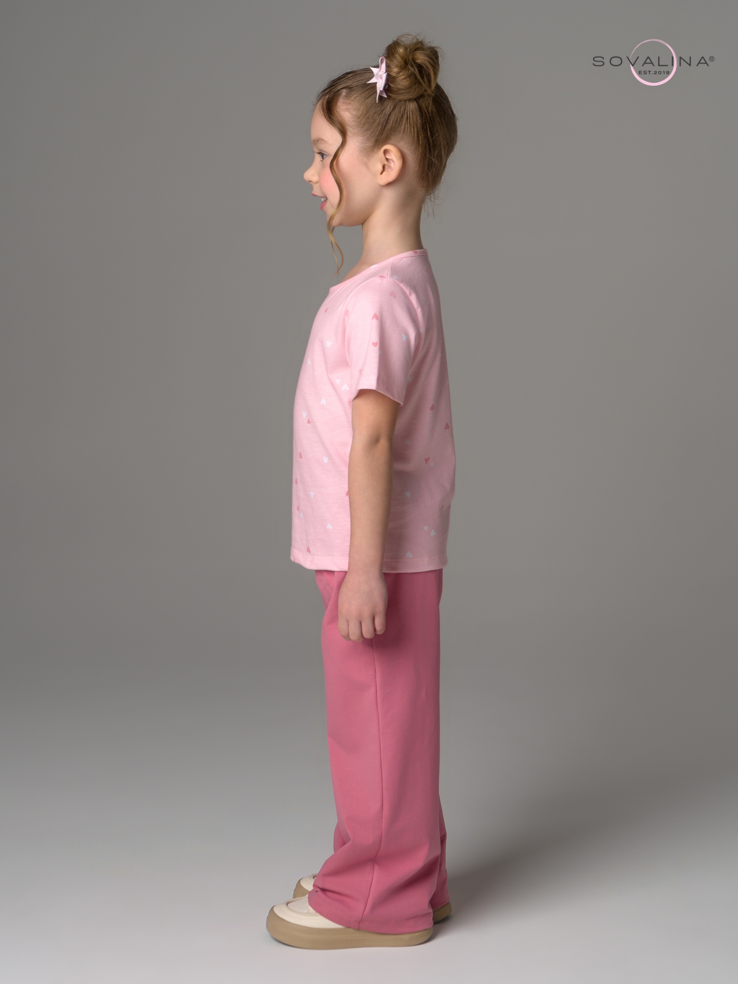 Костюм Лето розовое конфетти-роза