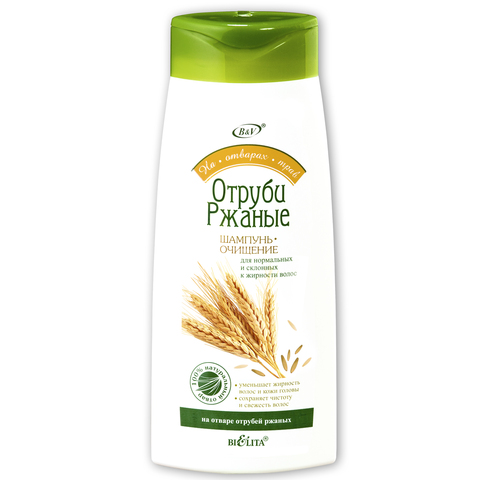 Белита На Отварах Трав Шампунь-очищение Отруби Ржаные 480мл