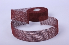 Sale Лента ткан. мешковина, темно-коричневая, 5 см*10 м