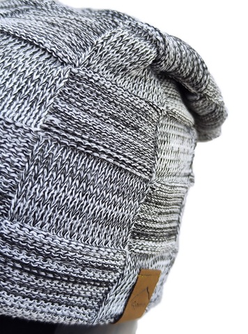 Картинка шапка-бини Skully Wear ZZM-998 11(light grey) - 7