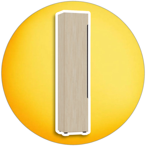 шкаф-пенал ЭКОЛЬ ШК-002 (дуб сонома) 0,45 м