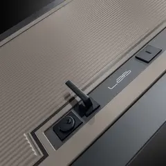 Входная дверь в квартиру Лабиринт Лаб про 1 Велютто кофе 29 Кварц черный