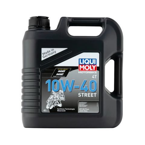 Масло моторное Liqui Moly Motorbike 4T Street 10W-40 (HC-синтетическое) - 4 Л (1243/7512)