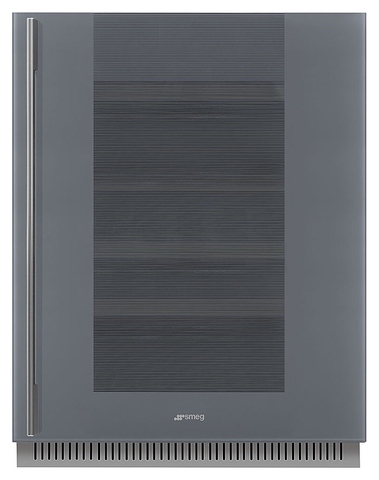 Винный шкаф SMEG CVI138RS3 (петли справа) серебристое стекло
